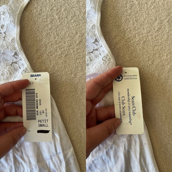 NWT Vintage White Lace Camisole Tank SP Made in Canada - Picture 5 of 10